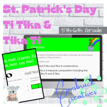 Preview of Ti-Tika and Tika-Ti St. Patrick's Day Themed Lesson