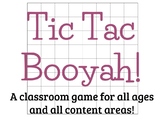 Tic Tac Booyah Gameboard