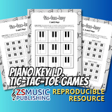 Tic-Tac-Key: Piano Key Game using the C-D-E Keys, A NO PRE