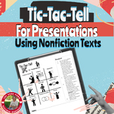 Tic Tac Tell for Presentations of Nonfiction Texts