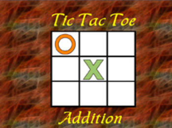 Preview of Interactive Flipchart Tic Tac Toe Addition Plus 11 through Plus 15 Math Center