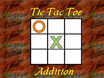 Preview of Interactive Flipchart Tic Tac Toe Addition Plus 16 through Plus 20 Math Center