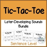Tic-Tac-Toe Bundle: A sentence-level activity for later-de