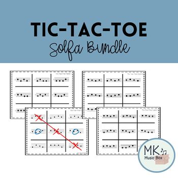 Preview of Tic-Tac-Toe Bundle (Solfa)