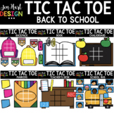 Tic Tac Toe Clipart -  Back to School Clip Art  - Jen Hart Design