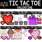 Tic Tac Toe Clipart -  Valentine Clip Art  - Jen Hart Design