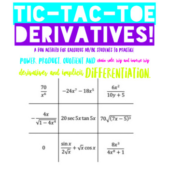 Preview of Tic-Tac-Toe Derivatives
