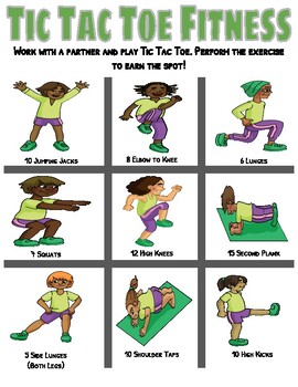 Preview of Tic Tac Toe Fitness