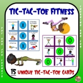 Tic-Tac-Toe Fitness- 15 Unique Tic-Tac-Toe Cards and Activ