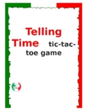 Tic-Tac-Toe Game - Telling Time