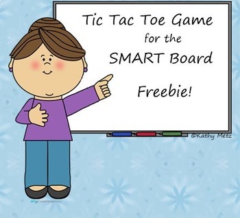 Preview of Tic Tac Toe Game for the SMART Board FREEBIE!