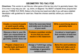 Tic Tac Toe Geometry Project