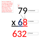 Tic Tac Toe Method of Multiplying