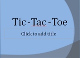Tic-Tac-Toe PowerPoint Game Template