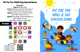 Tic Tac Toe ROLL & SAY Speech Game