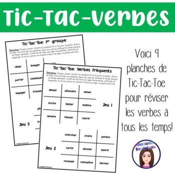 Jeu Verbe Teaching Resources Teachers Pay Teachers