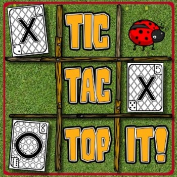 Preview of Tic-Tac-Top It! -- A Kindergarten Math Game Mash-up