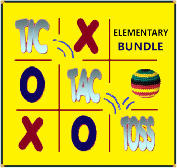 Preview of Tic Tac Toss Elementary Bundle - an interactive ELA game
