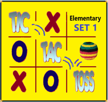 Preview of Tic Tac Toss Elementary: Set 1 - an interactive ELA game