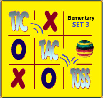 Preview of Tic Tac Toss Elementary: Set 3 - an interactive ELA game