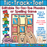 Tic-Track-Toe! Phonics or Spelling Game Supplement for Old