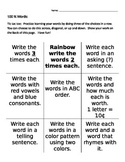 TicTacToe Worksheet