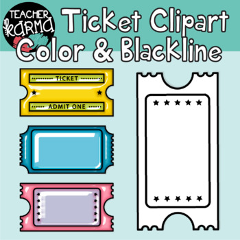 ticket clipart template