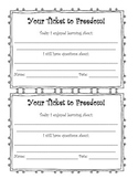 Ticket to Freedom - Exit Ticket