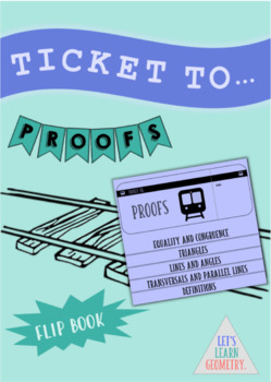Preview of Ticket to Proofs Flip book and Corresponding Power Point Lessons