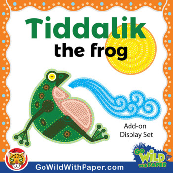 Preview of Tiddalik the Frog | Australian Animals Bulletin Board Idea | Tiddalick Mural