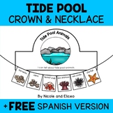 Tide Pool Animals Activity Crown and Necklace Crafts + FRE