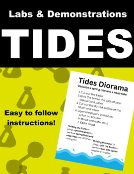 Preview of Tides Diorama with Spring, Neap, and Tide Cycles