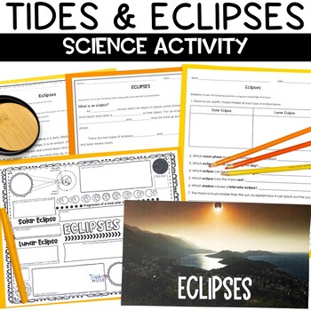 Preview of Solar and Lunar Eclipses Activity Tides Worksheets
