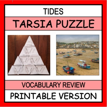 Preview of Tides TARSIA PUZZLE | Print, Cut & Ready to Go