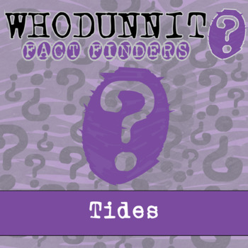 Preview of Tides Whodunnit Activity - Printable & Digital Game Options