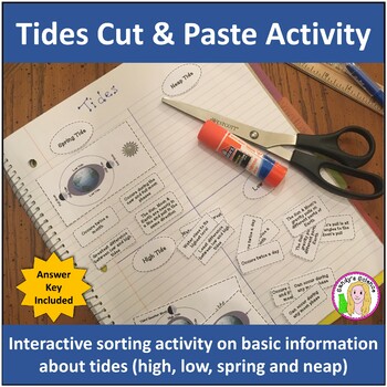 Preview of Tides (cut and paste) Activity
