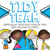 Tidy Up Team | Job Cards For End of Year Classroom Clean Up