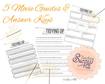 Tidying Up with Marie Kondo Movie Guides by Teaching Success with FCS