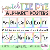 Tie Dye Alphabet Posters