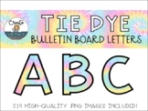 Tie Dye Bulletin Board Letters (Classroom Decor)