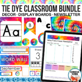 Tie Dye Classroom Theme: Printable Decor BUNDLE, Borders, 