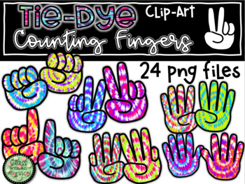 tie dye peace fingers