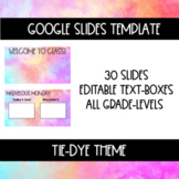 Tie Dye Daily Google Slides Template