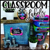 Tie Dye Labels | Classroom Decor | Farmhouse Flair Classro