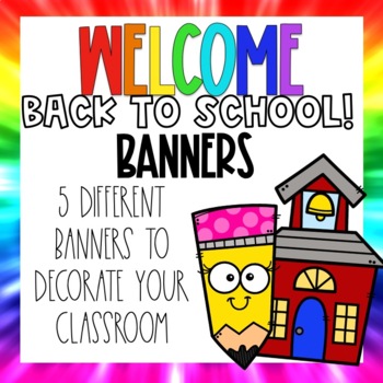 Tie Dye Welcome Banner by CreatedbyMarloJ | Teachers Pay Teachers