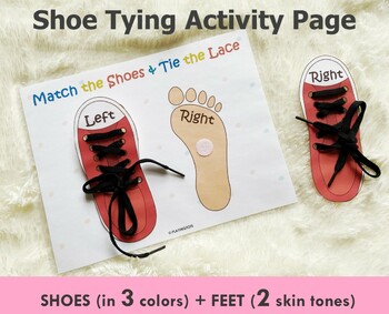 Tie your shoes Activity, Tie shoe lace, Montessori Resource, Shoe Tying ...