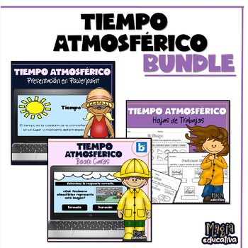 Preview of Tiempo Atmosféricos | Weather Atmospheric BUNDLE