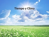 Tiempo y Clima Power Point/ Weather and Climate (SPANISH)