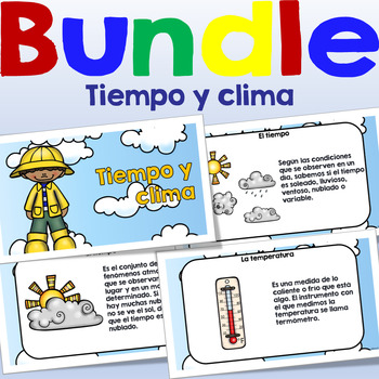 Preview of Tiempo y clima | Bundle