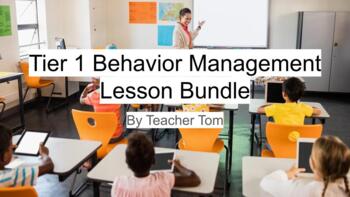 Preview of Tier 1 Behavior Management - Professional Development - Bundle